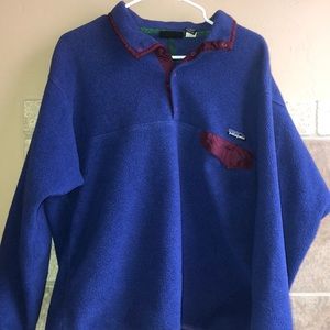 Patagonia purple synchilla fleece
